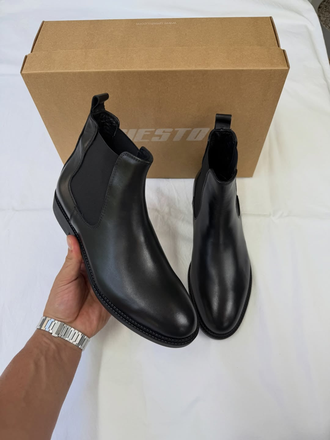 Premium Black Chelsea Boots – Classic Ankle Boots for Men