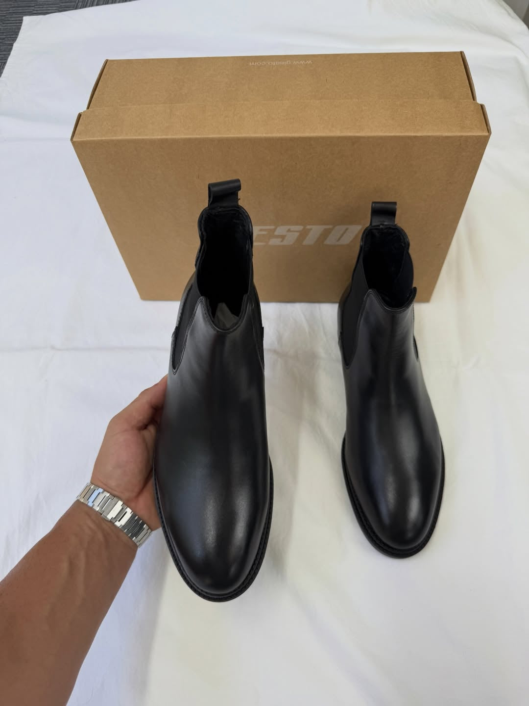 Premium Black Chelsea Boots – Classic Ankle Boots for Men