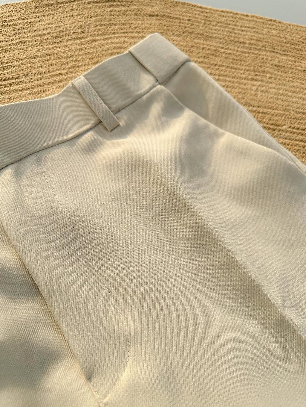 Beige Korean Pants – Premium Relaxed Fit