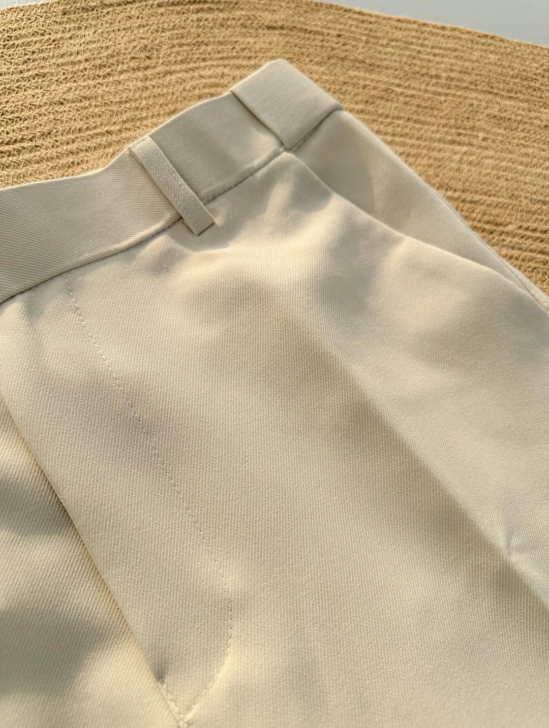 Beige Korean Pants – Premium Relaxed Fit