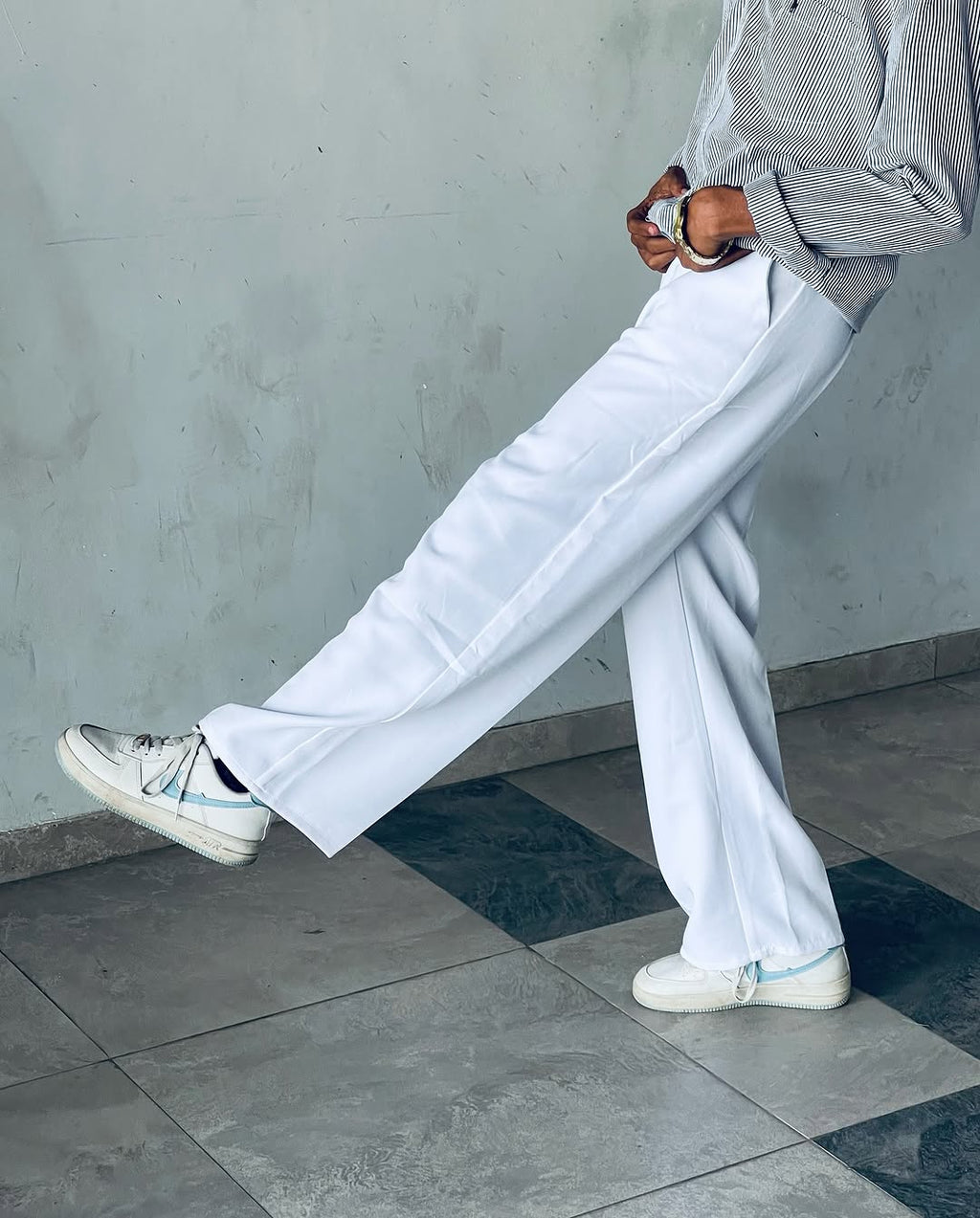White Korean Pants – Premium Relaxed Fit